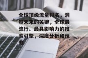 全球顶级流量排名，洞察未来的关键，全球最流行、最具影响力的搜索引擎，深度分析和预测