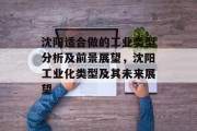 沈阳适合做的工业类型分析及前景展望,沈阳工业化类型及其未来展望 沈阳适合做的工业类型分析及前景展望,沈阳工业化类型及其未来展望