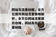 网站引流量秘籍，全方位提升网站流量策略解析，全方位网站流量提升攻略，揭秘高效引流量秘籍