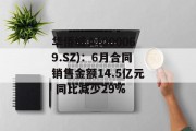 华侨城Ａ(000069.SZ)：6月合同销售金额14.5亿元 同比减少29%
