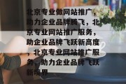 北京专业做网站推广，助力企业品牌腾飞，北京专业网站推广服务，助企业品牌飞跃新高度，北京专业网站推广服务，助力企业品牌飞跃新境界