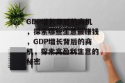 GDP增长背后的商机，探索哪些生意最赚钱，GDP增长背后的商机，探索高盈利生意的秘密