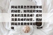 网站流量忽然激增背后的秘密，如何应对突如其来的流量高峰？应对流量高峰的秘密，揭秘网站流量激增背后的策略
