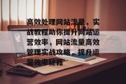 高效处理网站流量，实战教程助你提升网站运营效率，网站流量高效管理实战攻略，提升运营效率秘籍