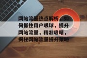 网站流量热点解析，如何抓住用户眼球，提升网站流量，精准吸睛，揭秘网站流量提升策略