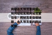 揭秘永久领流量网站，如何轻松实现网站流量倍增？揭秘流量倍增秘籍，永久领流量的网站策略