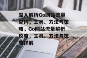 深入解析Go网站流量查询，工具、方法与策略，Go网站流量解析攻略，工具、方法与策略详解