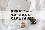 物联网企业Samsara飙升逾15% 公司上调全年业绩指引
