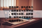 塑造品牌，提升竞争力，品牌重塑与竞争升级，策略与实践，品牌重塑，如何通过策略和实践提升竞争力