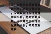 深圳龙华信科打造互联网平台，助力企业成长，深圳龙华信科打造互联网平台，助力企业成长，深圳龙华信科打造互联网平台，助力企业成长