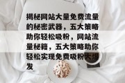 揭秘网站大量免费流量的秘密武器，五大策略助你轻松吸粉，网站流量秘籍，五大策略助你轻松实现免费吸粉大爆发