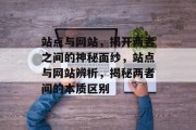 站点与网站，揭开两者之间的神秘面纱，站点与网站辨析，揭秘两者间的本质区别