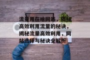 流量用在啥网站，揭秘高效利用流量的秘诀，揭秘流量高效利用，网站选择与秘诀全解析