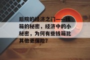 后院的经济之门——钱箱的秘密,经济中的小秘密,为何有些钱箱比其他更保险?