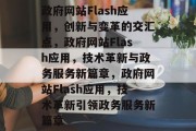 政府网站Flash应用，创新与变革的交汇点，政府网站Flash应用，技术革新与政务服务新篇章，政府网站Flash应用，技术革新引领政务服务新篇章