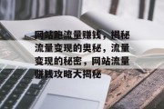 网站跑流量赚钱，揭秘流量变现的奥秘，流量变现的秘密，网站流量赚钱攻略大揭秘