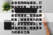 企业官网网站建设，打造品牌形象，提升企业竞争力的关键一步，企业官网建设，塑造品牌形象，增强竞争力的基石，企业官网建设，塑造品牌形象，增强竞争力的基石之路
