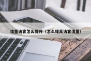 流量访客怎么提升（怎么提高访客流量）