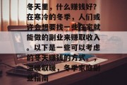 冬天里，什么赚钱好？在寒冷的冬季，人们或许会想要找一些在家就能做的副业来赚取收入。以下是一些可以考虑的冬天赚钱的方式。，温暖取暖，冬季家庭副业指南