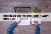 阿里网站流量提升（如何提升阿里巴巴店铺的流量转化率?）