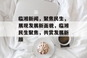 临湘新闻，聚焦民生，展现发展新面貌，临湘民生聚焦，共赏发展新颜