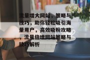 流量增大网站，策略与技巧，助你轻松吸引海量用户，高效吸粉攻略，流量倍增网站策略与技巧解析