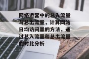 网络运营中的总入流量与总出流量，计算网站日均访问量的方法，通过总入流量和总出流量的对比分析