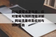 网站遭受流量攻击，应对策略与预防措施详解，网站流量攻击应对与预防指南