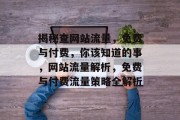 揭秘查网站流量，免费与付费，你该知道的事，网站流量解析，免费与付费流量策略全解析