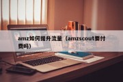 amz如何提升流量(amzscout要付费吗) amz如何提升流量(amzscout要付费吗)