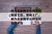 助力企业数字化转型的智慧之选，智能工厂，助力企业数字化转型的智慧之选