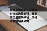 网络流量网站，互联网时代的流量密码，互联网流量密码揭秘，网络流量网站新动向