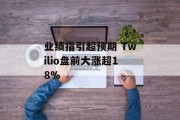 业绩指引超预期 Twilio盘前大涨超18%