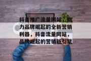 抖音推广流量网站，助力品牌崛起的全新营销利器，抖音流量网站，品牌崛起的营销新引擎