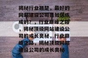 揭秘行业翘楚，最好的网站建设公司是如何炼成的？，行业巅峰之路，揭秘顶级网站建设公司的成长奥秘，行业巅峰之路，揭秘顶级网站建设公司的成长奥秘