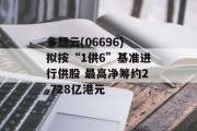 多想云(06696)拟按“1供6”基准进行供股 最高净筹约2.728亿港元