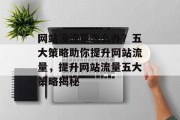 网站没流量怎么办？五大策略助你提升网站流量，提升网站流量五大策略揭秘