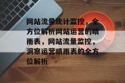 网站流量统计监控，全方位解析网站运营的晴雨表，网站流量监控，洞察运营晴雨表的全方位解析