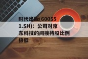 时代出版(600551.SH)：公司对京东科技的间接持股比例极低