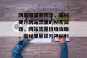 网站加流量统计，揭秘提升网站流量的秘密武器，网站流量倍增攻略，揭秘流量提升神秘利器
