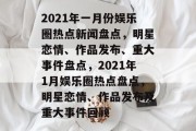 2021年一月份娱乐圈热点新闻盘点，明星恋情、作品发布、重大事件盘点，2021年1月娱乐圈热点盘点，明星恋情、作品发布及重大事件回顾
