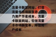 流量卡联盟网站，打造流量卡市场新生态，助力用户节省成本，流量卡联盟网站，引领流量卡市场新变革，降低用户成本
