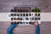 揭秘流量密码，哪些主题网站流量最多？流量密码揭秘，热门主题网站流量排行大揭秘