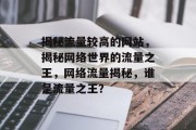 揭秘流量较高的网站，揭秘网络世界的流量之王，网络流量揭秘，谁是流量之王？