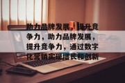 助力品牌发展，提升竞争力，助力品牌发展，提升竞争力，通过数字化营销实现增长和创新