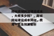 揭秘商城网站建设成本，大概多少钱？，商城网站建设成本揭秘，费用一览及预算解析