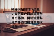 揭秘网站日均IP流量，如何提升网站流量与用户体验，网站流量与用户体验双提升策略大揭秘