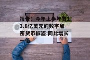 报告：今年上半年有13.8亿美元的数字加密货币被盗 同比增长一倍