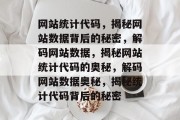 网站统计代码，揭秘网站数据背后的秘密，解码网站数据，揭秘网站统计代码的奥秘，解码网站数据奥秘，揭秘统计代码背后的秘密
