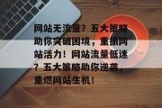 网站无流量？五大策略助你突破困境，重振网站活力！网站流量低迷？五大策略助你逆袭，重燃网站生机！